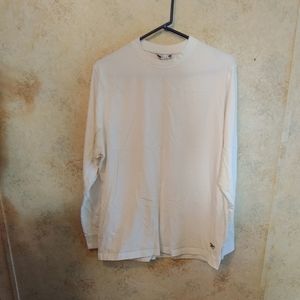 🌼4/$20 Reebok White Long Sleeve Crew Neck T-Shirt Size L